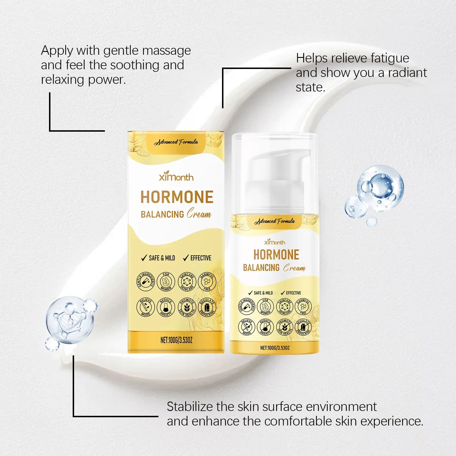 Advanced Progesto-Life Hormone Balance Cream for Women | Bioidentical, Micronized, & USP Certified | Dermatologist-Tested | Supports Menopause & Menstrual Comfort Cosmetic Moisturizer  |  Hypoallergenic & Cruelty-Free | 96 Applications